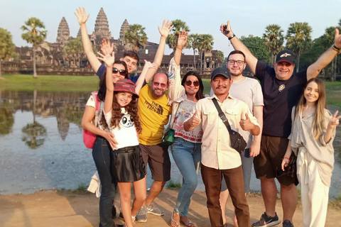 Siem Reap: Tour de 1 dia em Angkor com guia de turismo que fala francêsOpção 2: Tour em pequenos grupos