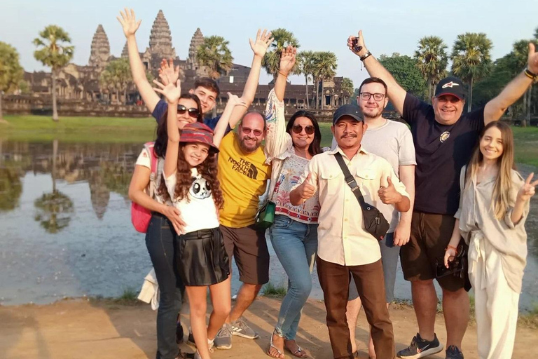 Siem Reap: Tour de 1 dia em Angkor com guia de turismo que fala francêsOpção 2: Tour em pequenos grupos