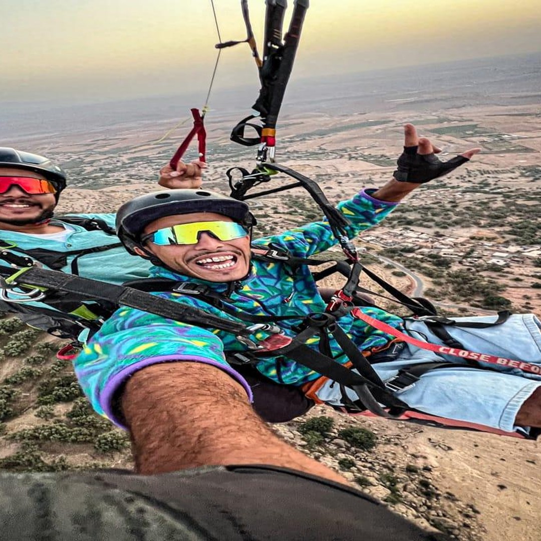 Parapente dans l'Atlas et désert d'Agafay depuis Marrakech