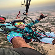 Parapente dans l'Atlas et désert d'Agafay depuis Marrakech