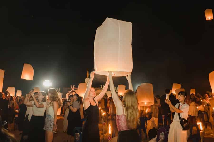 Chiang Mai: Heritage Sky Lanterns Festival 2024. Foto: GetYourGuide