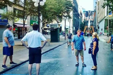Visite à pied comme un habitant de la ville de SantiagoVisite à pied de la ville de Santiago