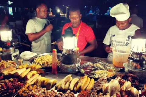 Zanzíbar: Visita nocturna al mercado de comida de Stone Town