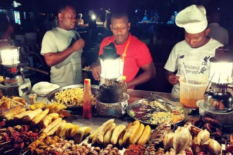 Zanzibar: Tour gastronomico notturno di Stone Town