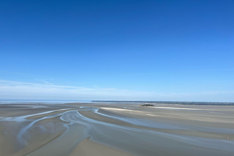 Bay of Mont Saint-Michel : Quicksands + Tombelaine Island Bay of Mont Saint-Michel : Quicksands + Tombelaine Island