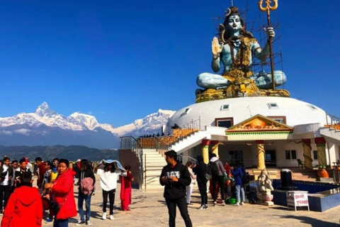 Pokhara: Ganztagestour zu den Highlights mit Sonnenaufgang in der GruppeNur für Gruppen, die Sunrise Sarangkot besuchen