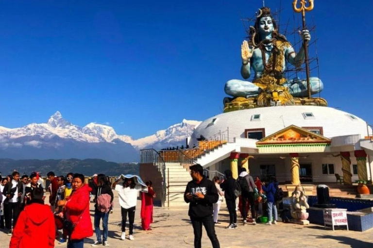 Pokhara: Ganztagestour zu den Highlights mit Sonnenaufgang in der GruppeNur für Gruppen, die Sunrise Sarangkot besuchen