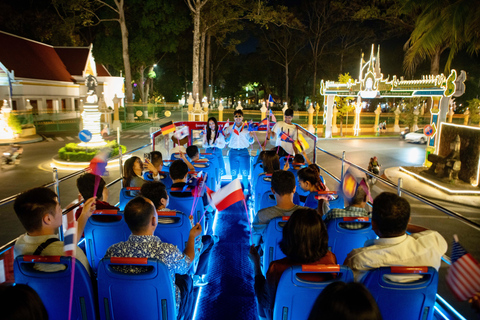 Tour della città e al tramonto con Big Bus AngkorTour della città al tramonto con Big Bus Angkor