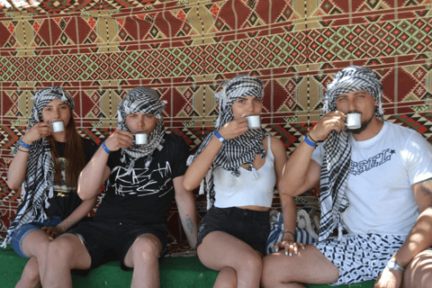 Hurghada: Desert Quad Bike, ATV with BBQ and TransferSunset BBQ: Desert Quad Bike, ATV with BBQ &amp; Transfer