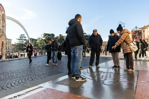 Verona: passeio a pé com comida de rua perto do centro histórico