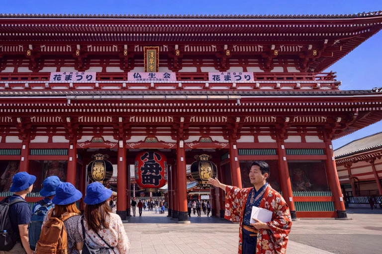 Tokyo: Tsukiji Market + Sensoji Temple: Food & Culture Tour