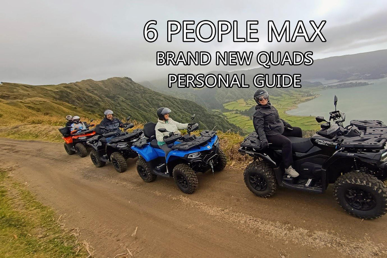 Sete Cidades : ATV Quad Tour : Halbtagestour1 Person zu 1 Quad