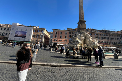 Roma: Biglietto per la metropolitana di Piazza Navona con audioguidaBiglietto d&#039;ingresso con audioguida e aperitivo