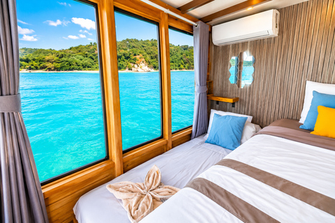 Labuan Bajo: 3-Day Komodo Sailing Ocean View Cabin All Fees Standard Boat | Sharing Room Ocean View | Tiket not Included