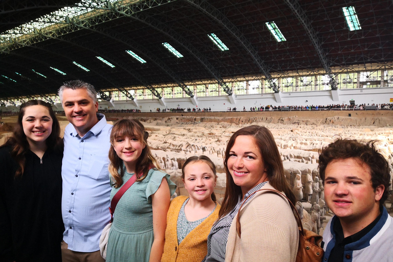 Xi'an: Terracotta Army Small Group Tour (8 or 15 Guests) 15-Guest Group B: Fixed-Point Pickup+Tickets+Guide