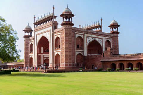 Visita al Taj Mahal, Fuerte de Agra y Conservación de Elefantes desde DelhiCoche privado con aire acondicionado, conductor y guía, regreso a Jaipur