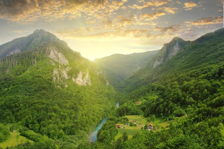 From Tivat: Montenegro Canyons and National Parks Day Trip From Tivat Centar 2: Black Lake, Durmitor, Djurdjevića Tara