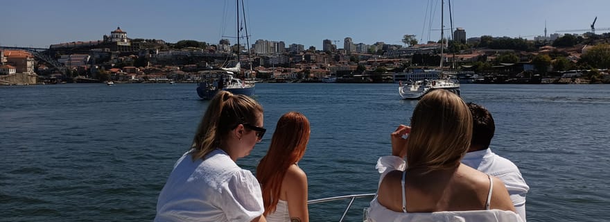 Porto:Tour en bateau privé 6 ponts 1h30 prix de groupe jusqu'à 6px