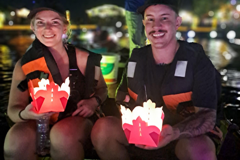 Hoi An Street Food, night market and lantern Boat Ride