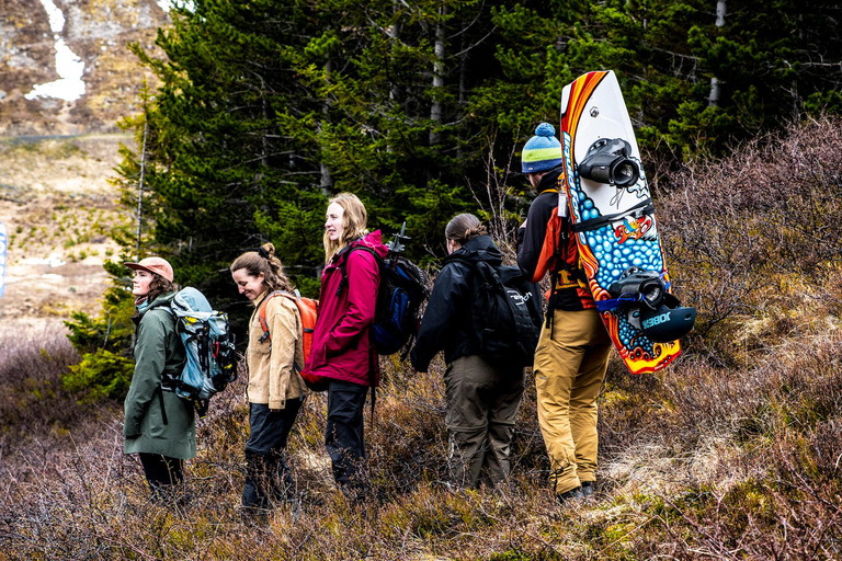 From Isafjordur: Wakeboarding and Hiking Day Trip
