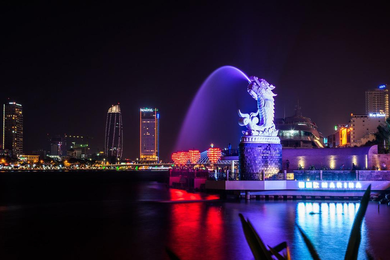 Da Nang: Night Tour with Drink at Rooftop Bar and Dinner Private Tour