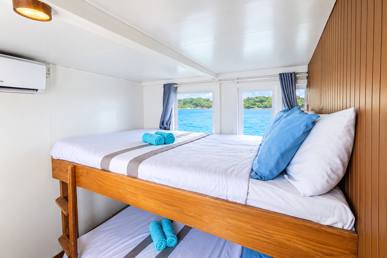 3D Komodo Sailing & Land Tour 12 Stops Single Bed & Hotel 3-Day Shared Cabin, Single Bed No Land Tour No Park Fee