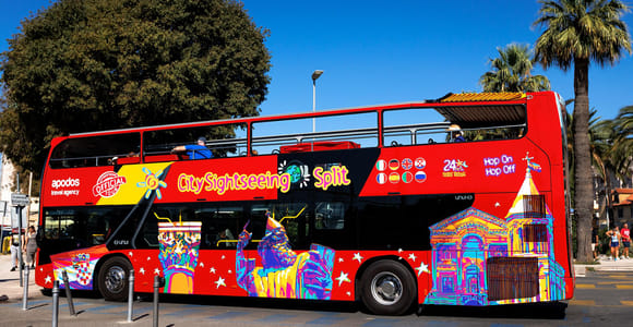 Split: Stadtbesichtigung Hop-On/Hop-Off-Bustour & Extras