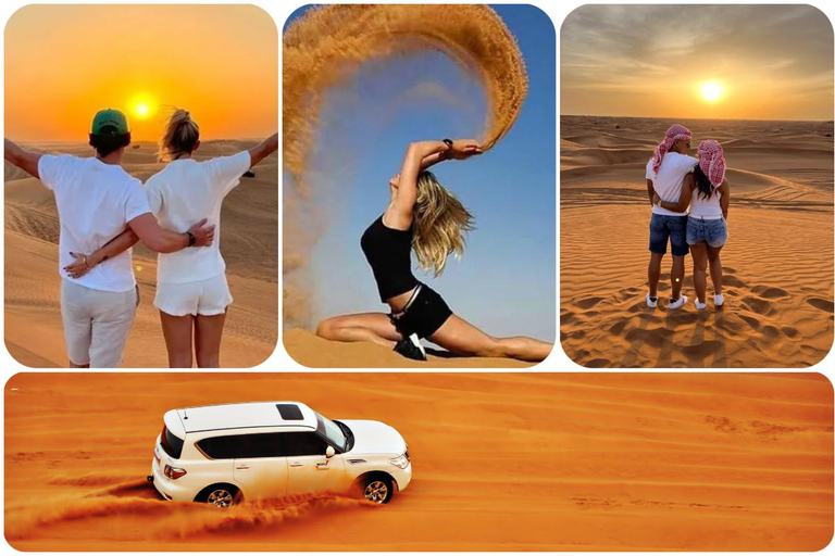 Doha Desert Safari ,Sand Boarding,Camel ride & inlalnd sea Shared Tour