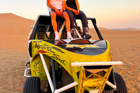 Huacachina Ica: Sandboard Adventure with Bonfire & Cocktails
