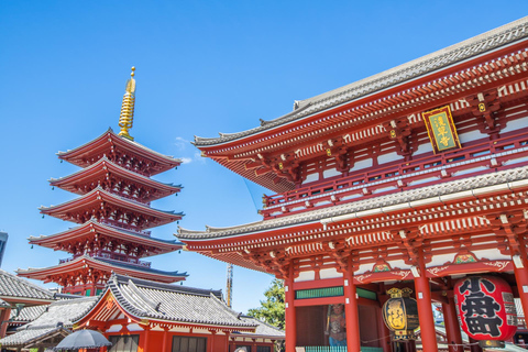 Tokio: Wycieczka piesza Asakusa z wizytą w świątyni Sensoji