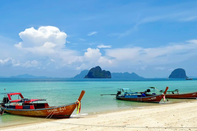 Ko Lanta: Smaragdgrot en 4 eilanden tour per longtailboot