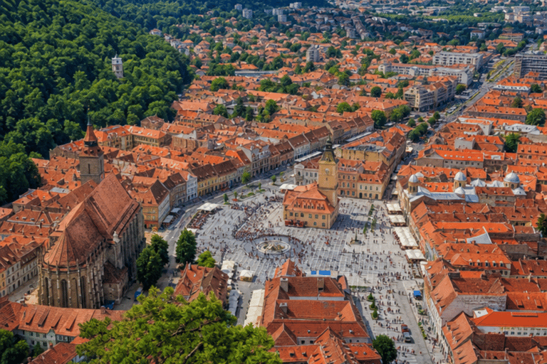 From Bucharest: Peleș and Bran Castles & Brașov Day Trip