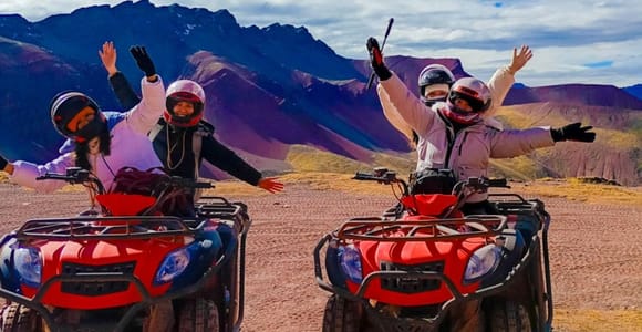 Rainbow Mountain & Red Valley ATV Tour with Meals
