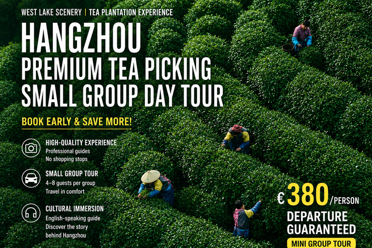 Hangzhou: West Lake, Leifeng Pagoda & Tea Village Tour