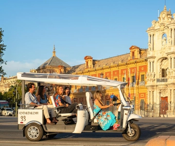 Seville: Private City Tour by Eco Tuk Tuk