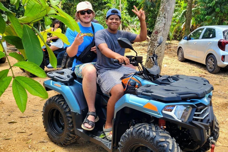 Aventura privada en quad y jardín por la campiña de Puerto Plata