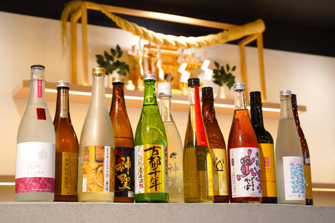 12 types of Sake Tasting in Kyoto