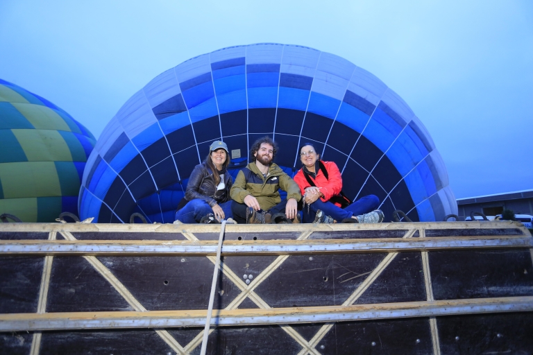 Von Mexiko-Stadt aus: Heißluftballon und Teotihuacan-Tour zu Fuß