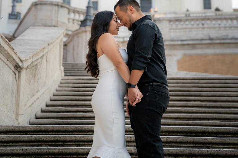 Rome: Private Editorial Shoot at Trevi Fountain or Colosseum Early Morning Trevi Fountain: 30-Minute Private Shoot