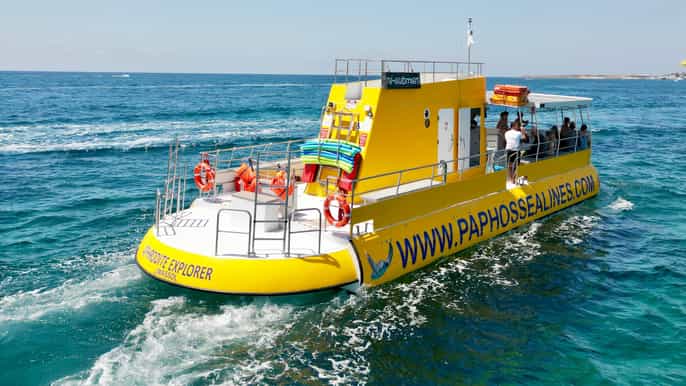 Paphos: Cruzeiro a Nado no Submarino Amarelo com Bebidas Ilimitadas