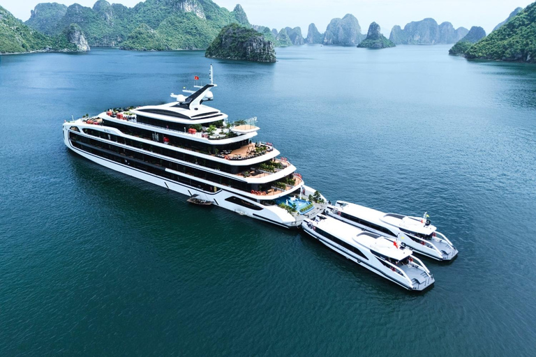 Halong & Lan Ha: 2D1N Celina of the Sea 6-Star Luxury Cruise Without Transfer Service