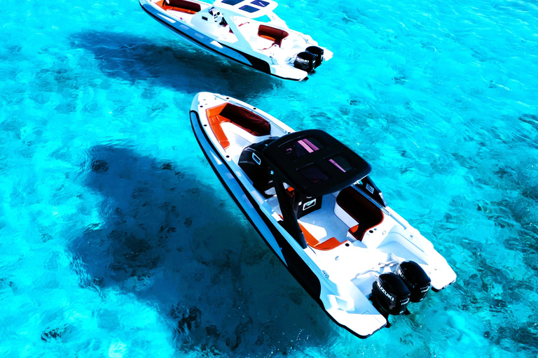 Hurghada: Paradise Speedboat W/ Optional Snorkeling & Lunch Island Transfer: Sea Taxi Speedboat, Without Entry Ticket