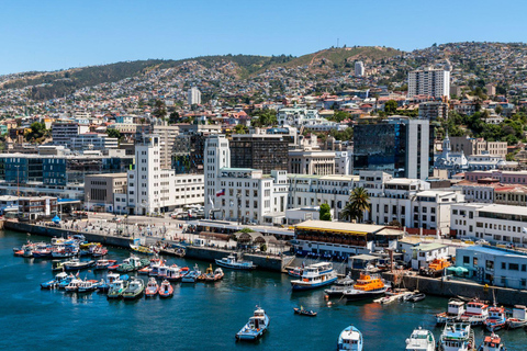 Chili : excursion d&#039;une journée à Viña del Mar et Valparaíso au départ de SantiagoVisite privée en chinois