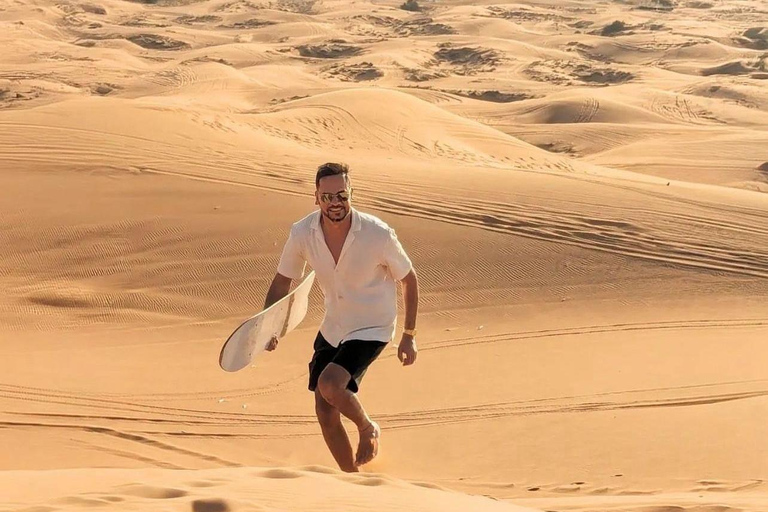 Qatar Desert Safari: Dunes, Camels Sandboarding & Inland Sea Shared Tour From Meeting Point