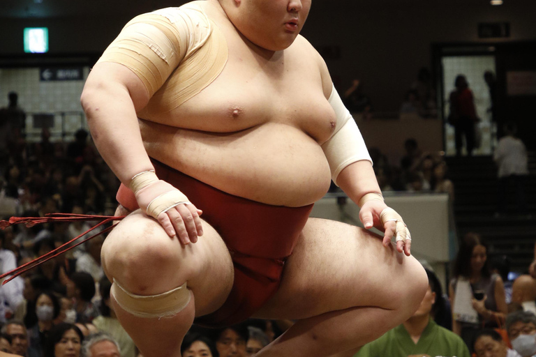Tickets für das Osaka-Sumo-Turnier mit englischsprachigem Experten-GuideReservierter Sitzplatz D