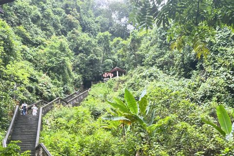 From Vang Vieng: Cave Kayak & Zipline Private 3-5 pax ( with ticket) zipline & khayak