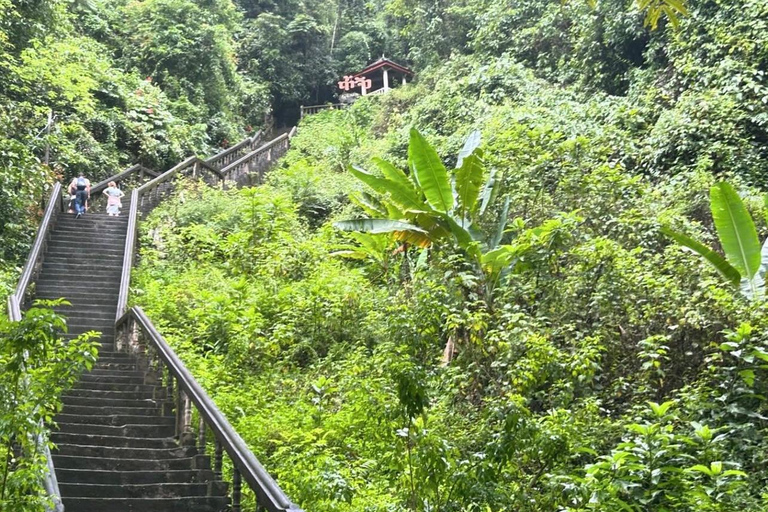 From Vang Vieng: Cave Kayak & Zipline Private 3-5 pax ( with ticket) zipline & khayak