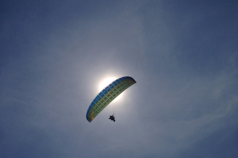 First time / Tandem paragliding flight in Saint Florent Paragliding tandem flight in Saint Florent