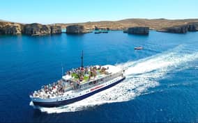 Blue Lagoon, Comino Caves & Gozo Cruise: swim & sightsee