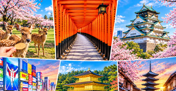 3-Day Private Guided Tour: Discover Kyoto, Nara & Osaka